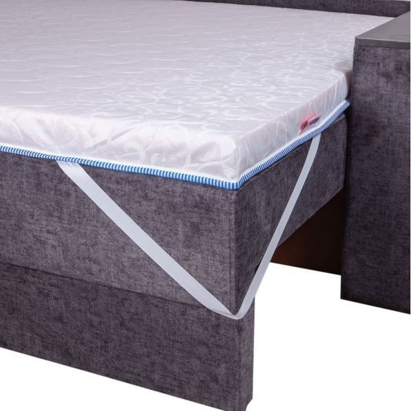 Тонкий матрац-топер Eurosleep Slim Super Strong Жаккард 7864_1 фото