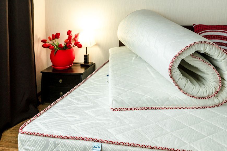 Тонкий матрац-топер Family Sleep Втіха Колекція Вишиванка FS-00001822 фото